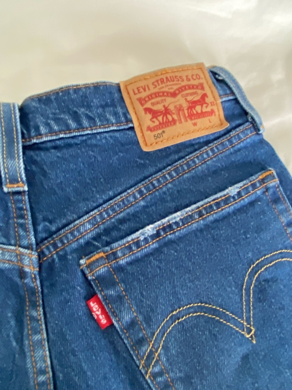 Levis Denim Shorts - Picture 9 of 14